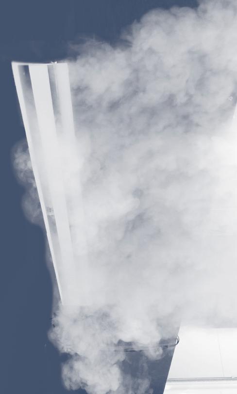 気流(スモーク写真)