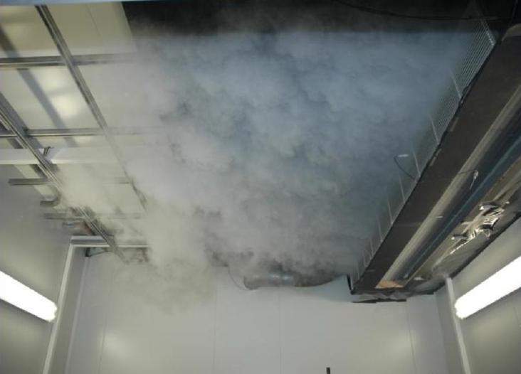 気流(スモーク写真)