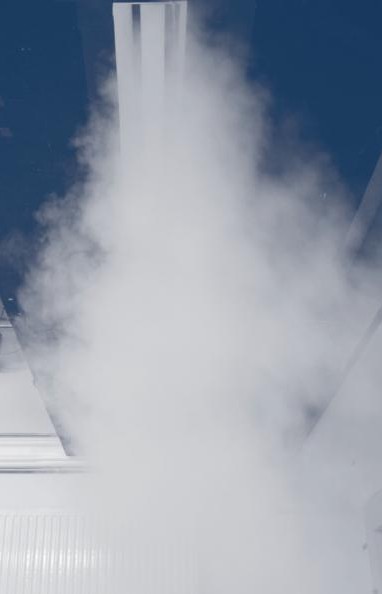気流(スモーク写真)